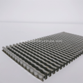 Extruded Aluminum Ruffled Herringbone Fins Heatsink